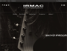 Tablet Screenshot of irmacphotography.com